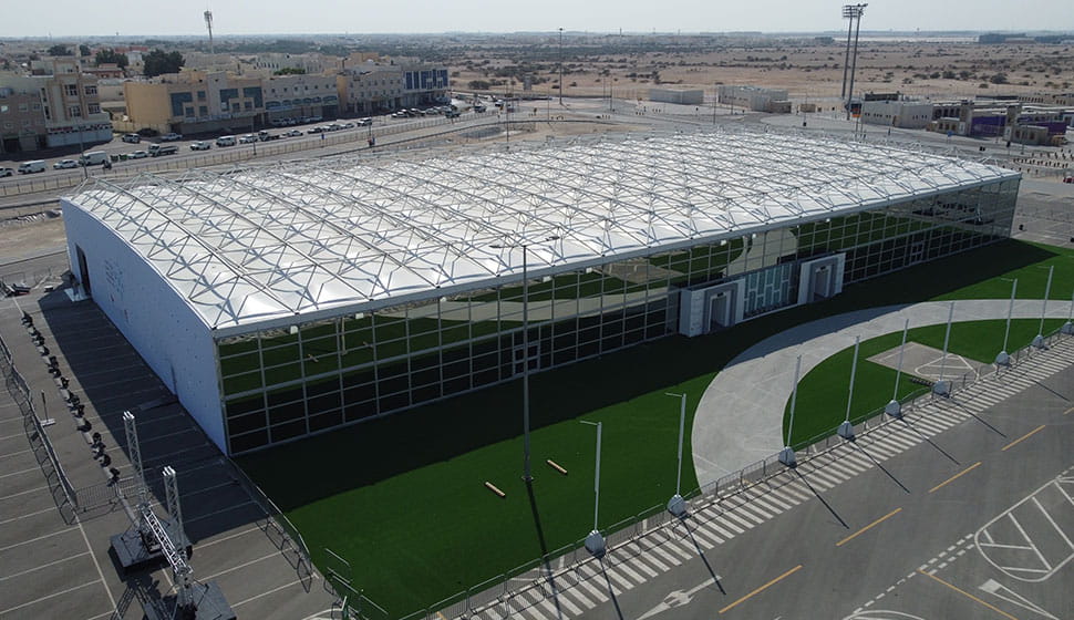 Pyramid Structure Exhibition Tent