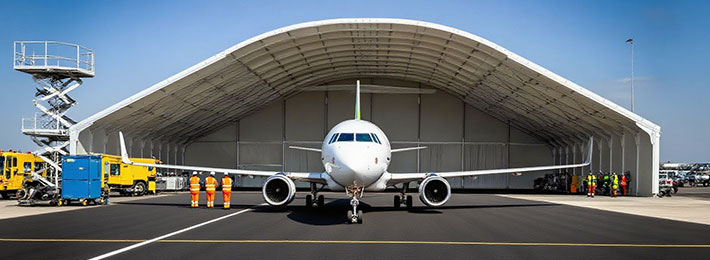 Tension Fabric Building for Aircraft Hangars