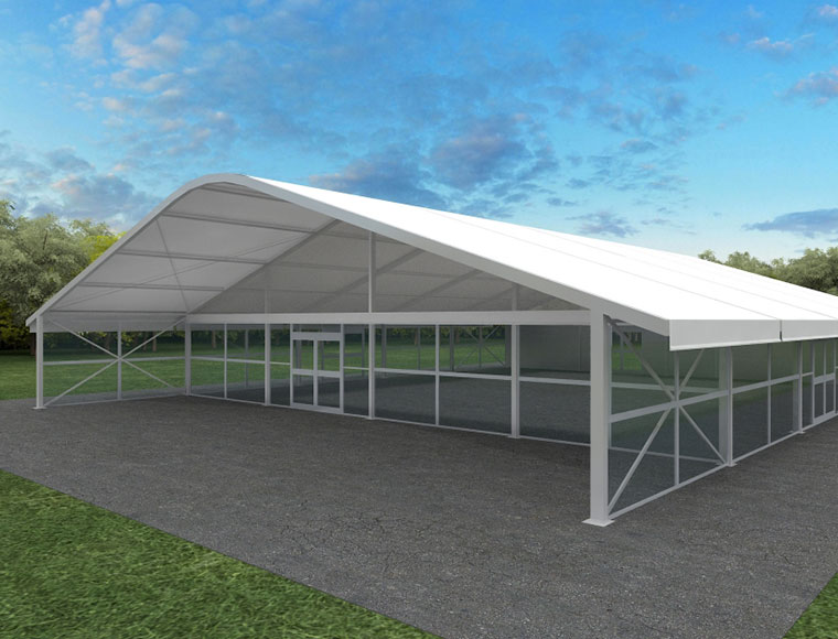 Curved Tent