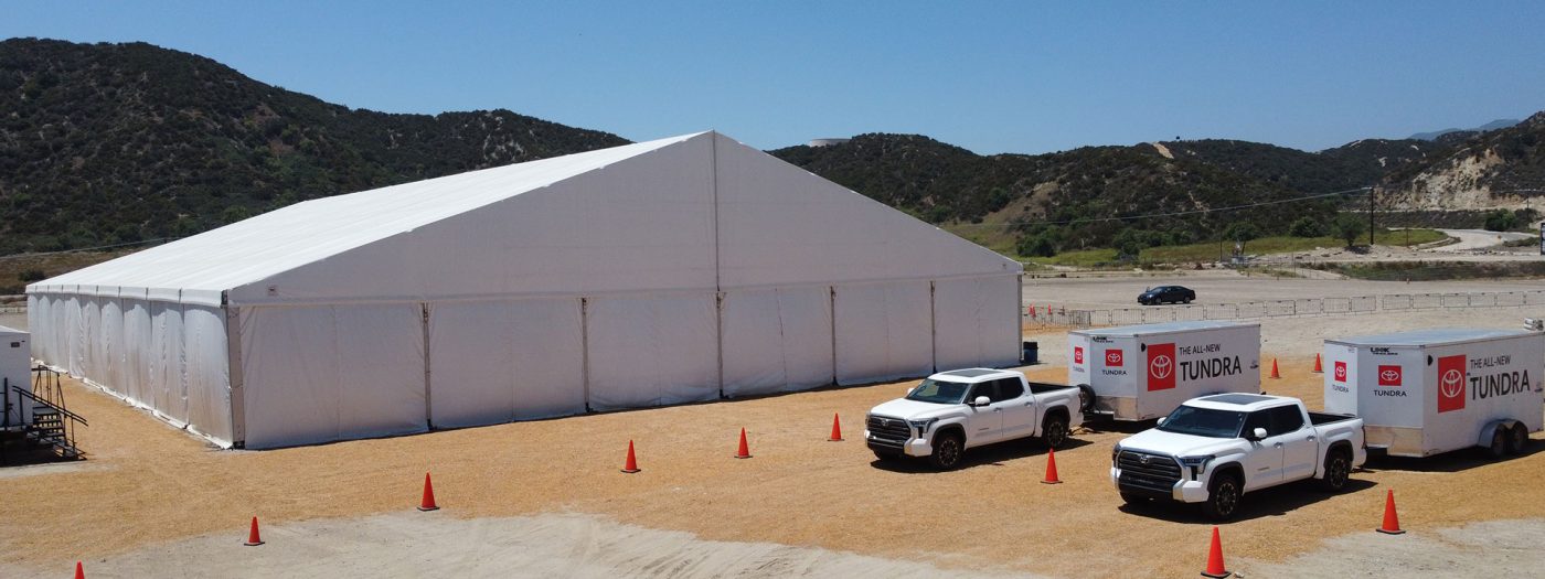 Temporary Structure for Toyota New Car Launch