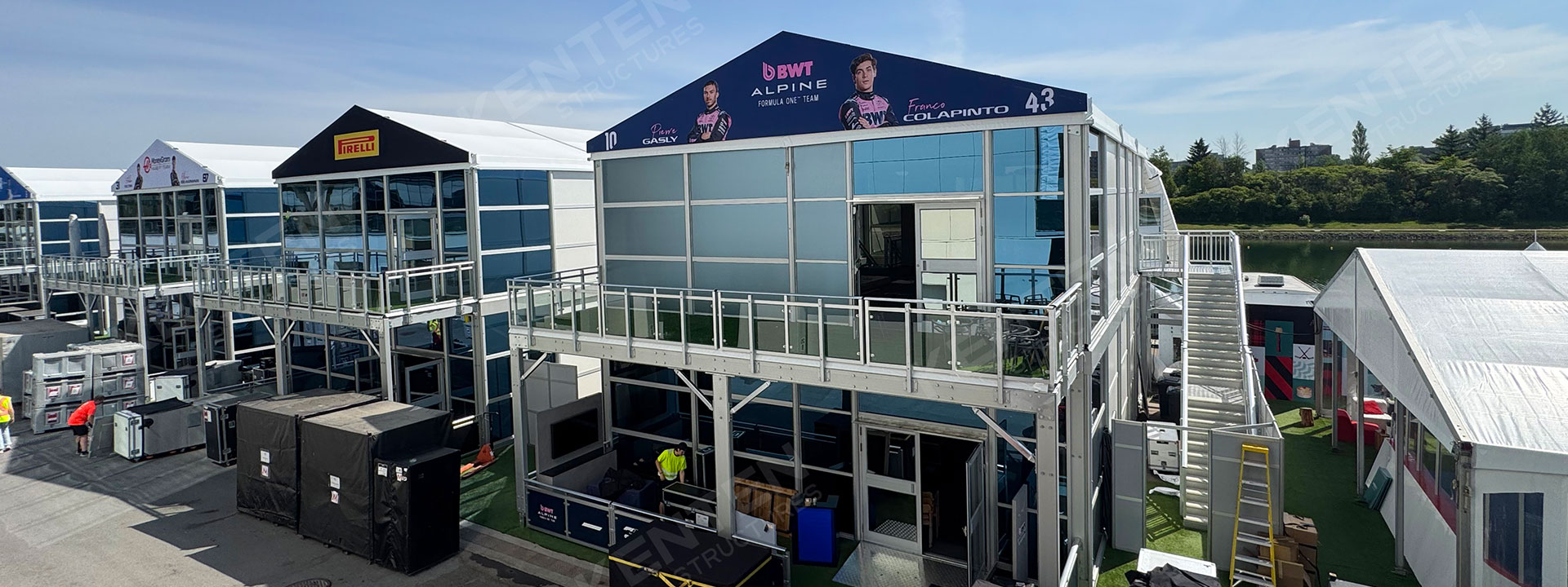 Temporary Building for Canadian Grand Prix
