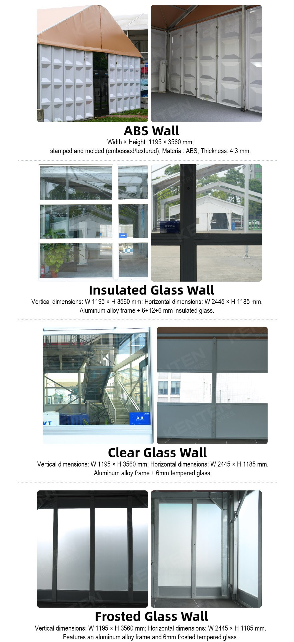 tent wall
