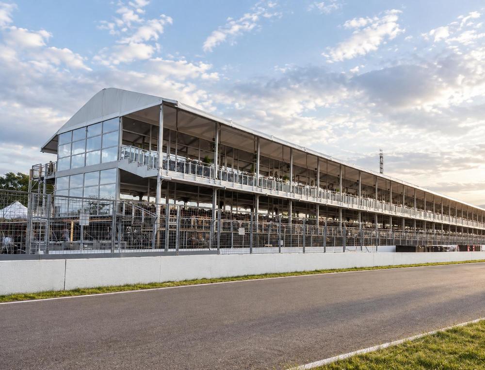 Race Track Multi-Story Structure