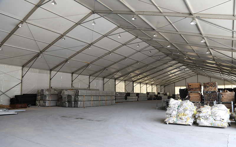 30m x 150m warehouse tent