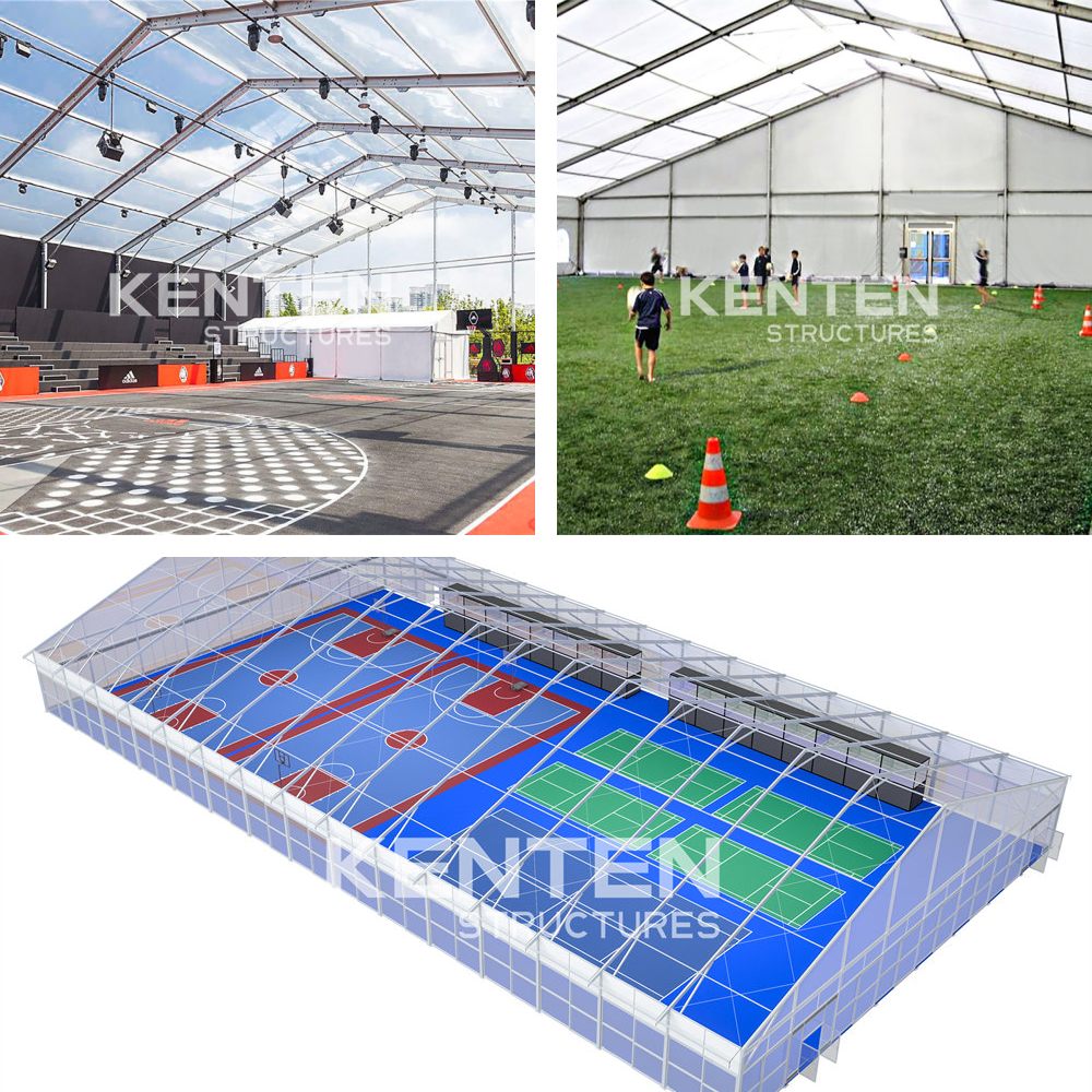 football-tent basketball tennis courts